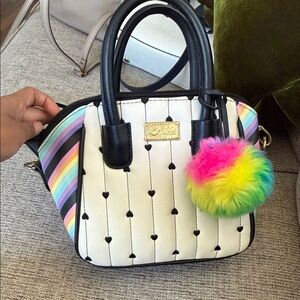 Betsy Johnson colorful beaubag